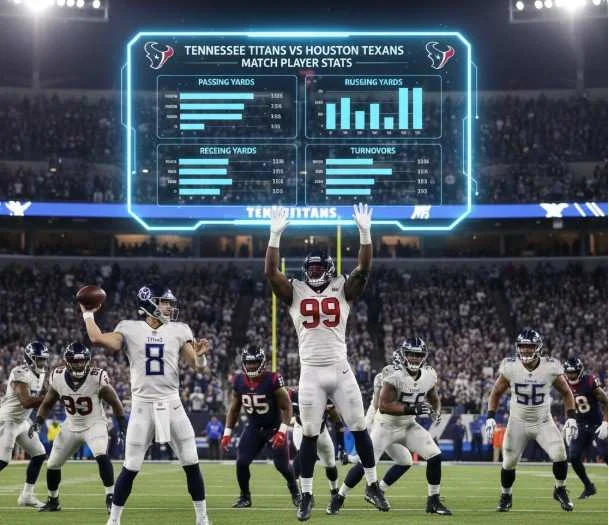 Tennessee Titans vs Texans Match Player Stats