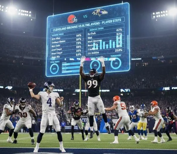 Cleveland Browns vs Baltimore Ravens match player stats