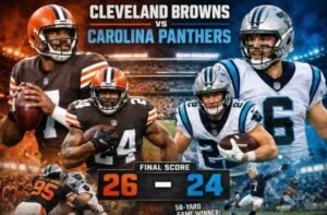 Cleveland Browns vs Carolina Panthers Match Player Stats – Full Game Breakdown